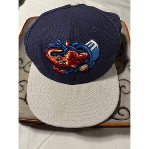 Jacksonville Jumbo Shrimp New Era 7 3/8 Fitted Hat Cap MILB Minor League